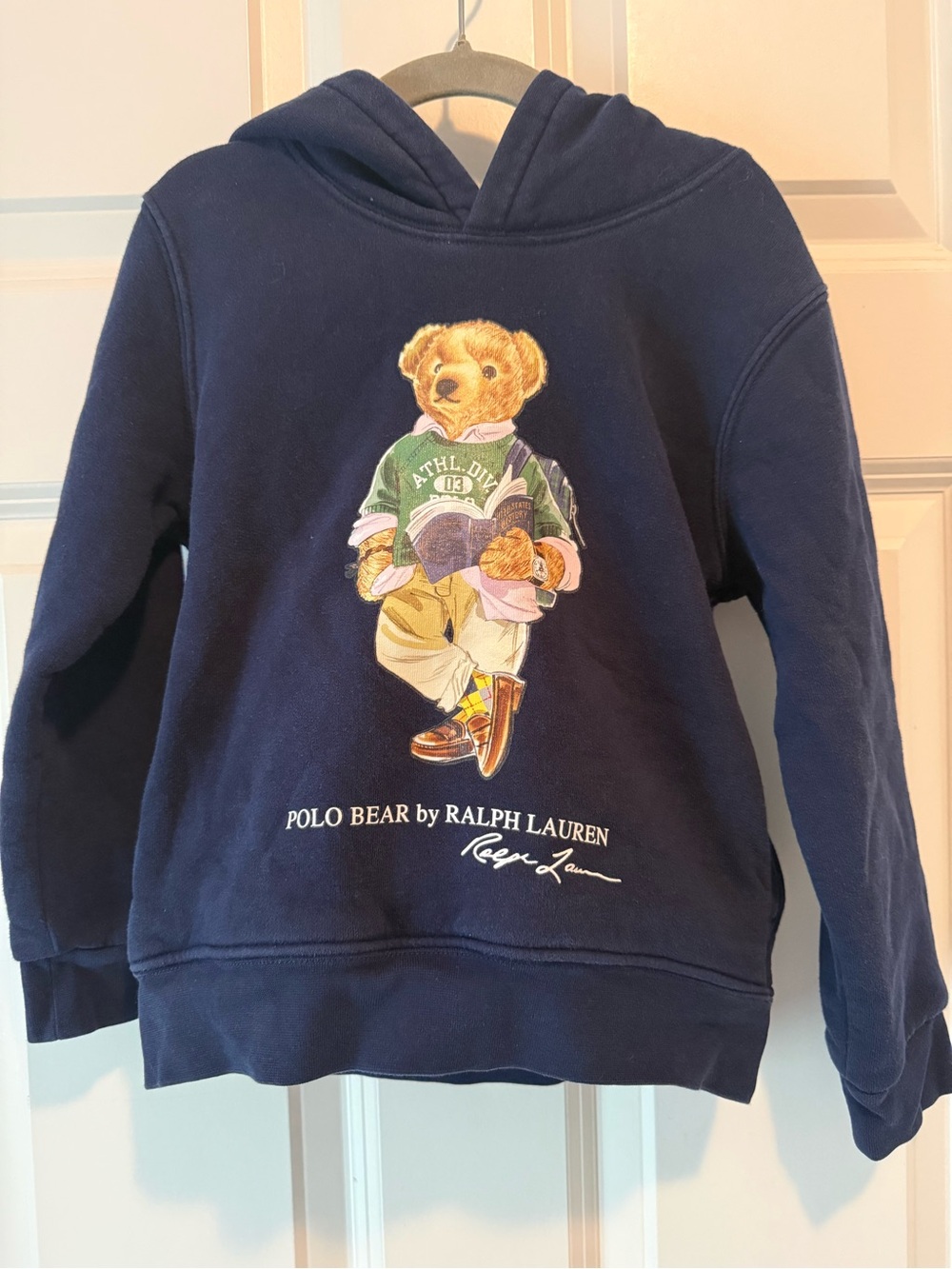 Boys 5T Polo Ralph Lauren Teddy Polo Bear Pullover Hoodie